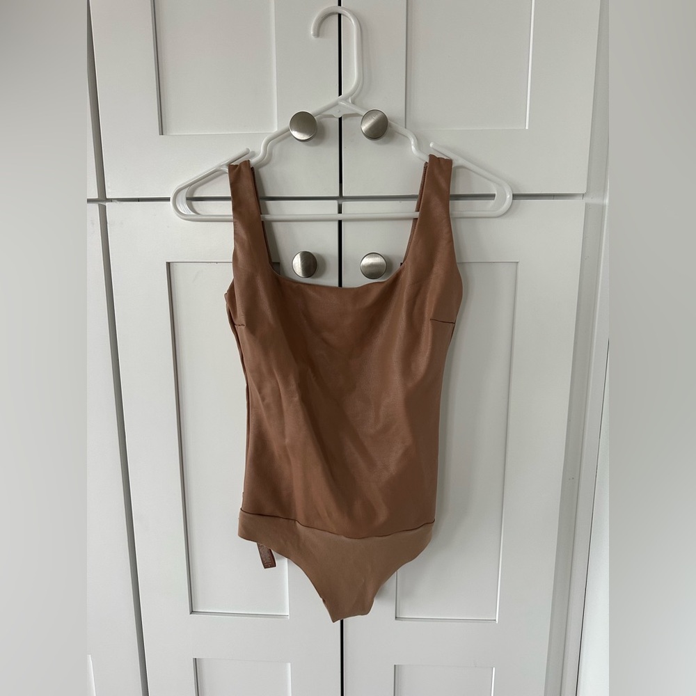SKIMS - Leather Bodysuit